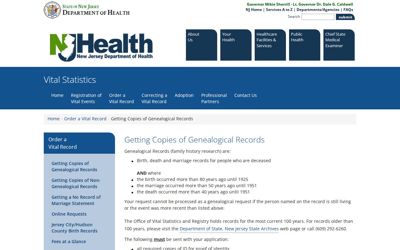 Burlington Township residents directory genealogy record application guidance from New Jersey